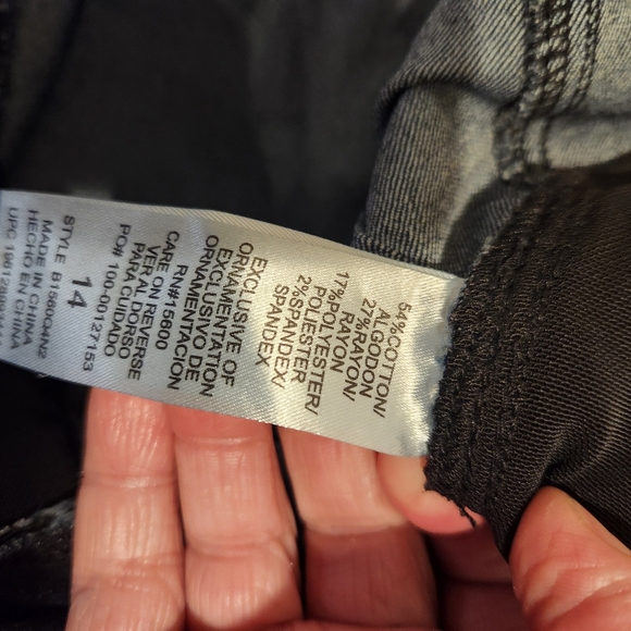 Women's Democracy "ABSOLUTION" Dark Wash Denim Jeans - Picture 4 of 5